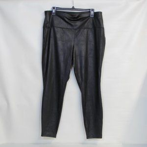Terra & Sky Women's Plus Size Faux Leather Leggings Size 0X (14W) NWT